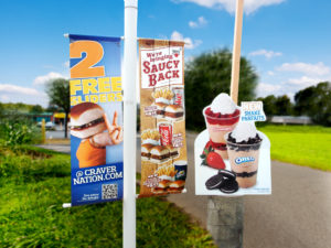 White Castle POP Drive Thru Display