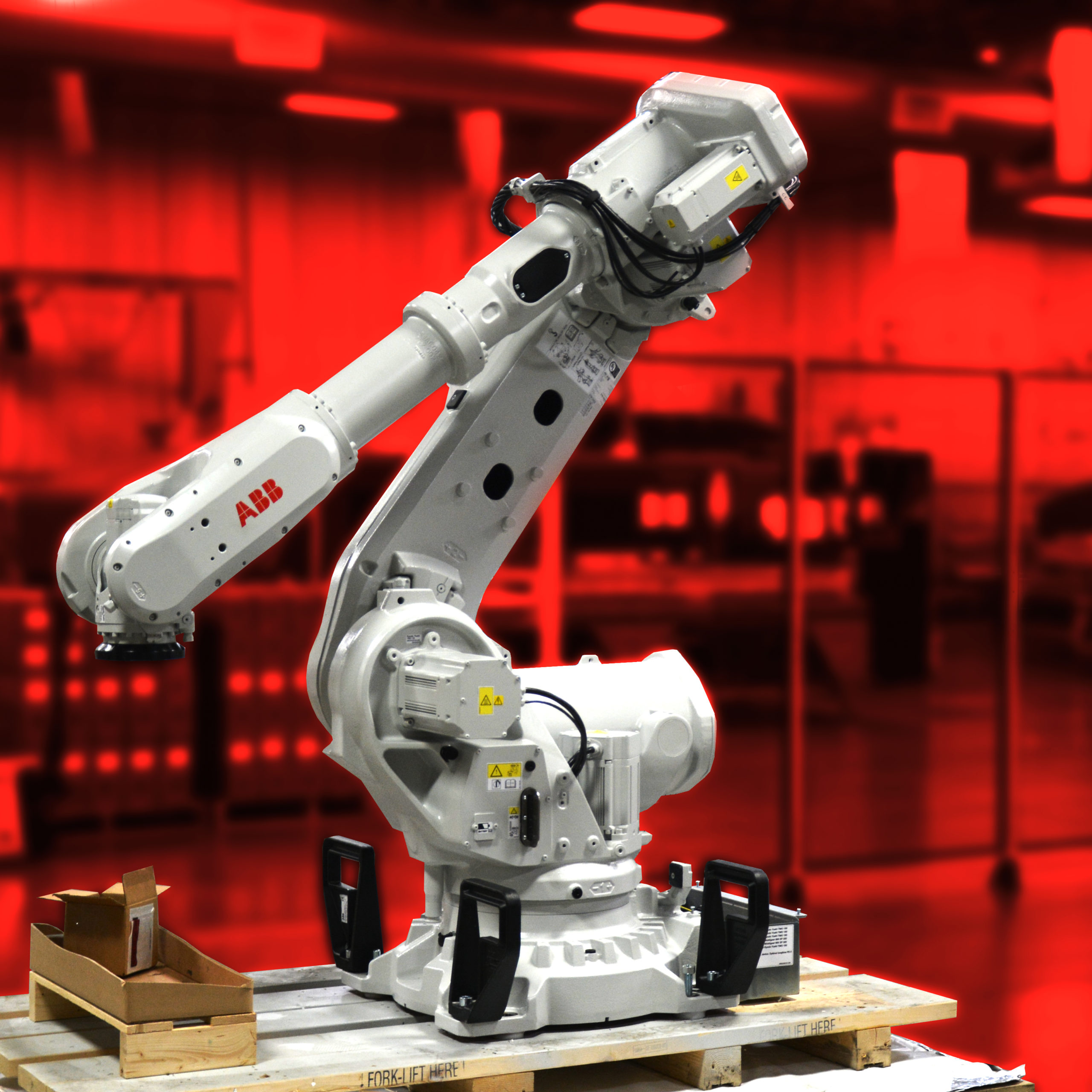 digital printer large format printing robotic are being installed with a large format digital printer