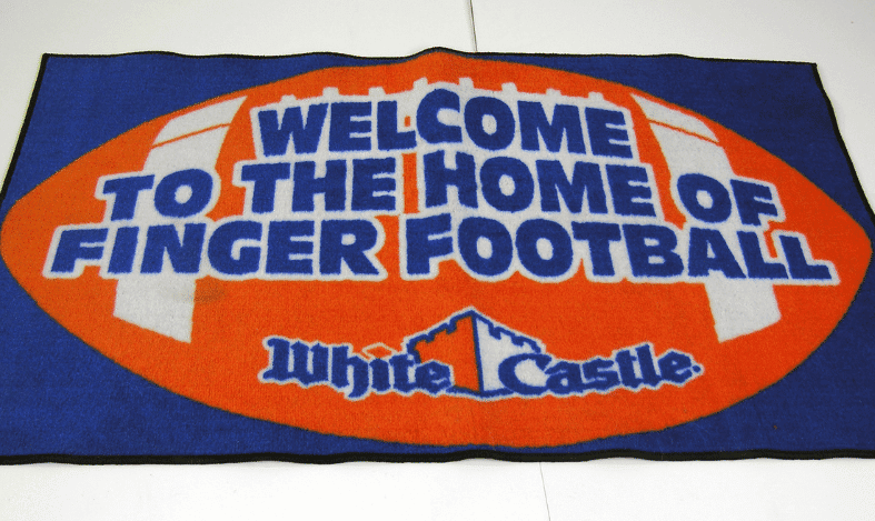 floor mat white castles