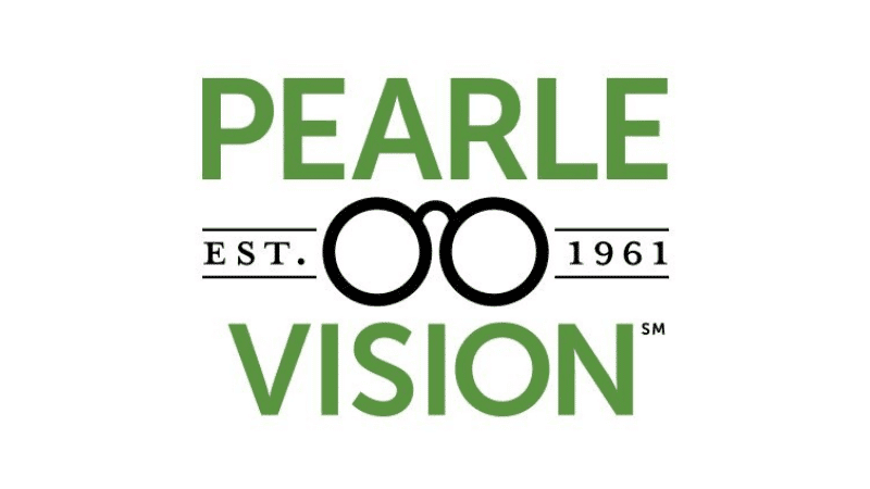 pearle vision logo green and black