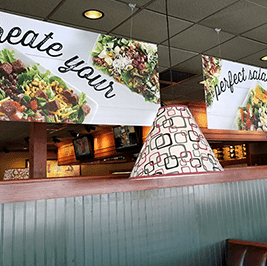 Create Your Perfect Salad QSR Signage Interior Design